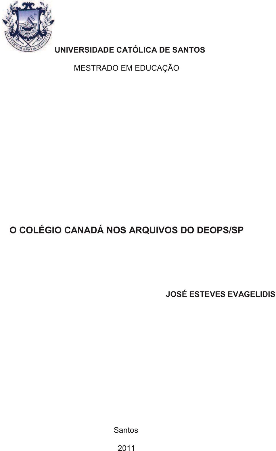 CANADÁ NOS ARQUIVOS DO DEOPS/SP