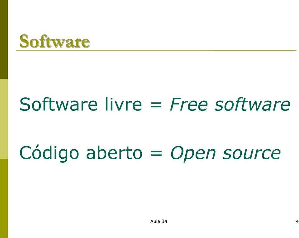 software Código