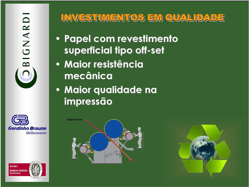 tipo off-set Maior resistência