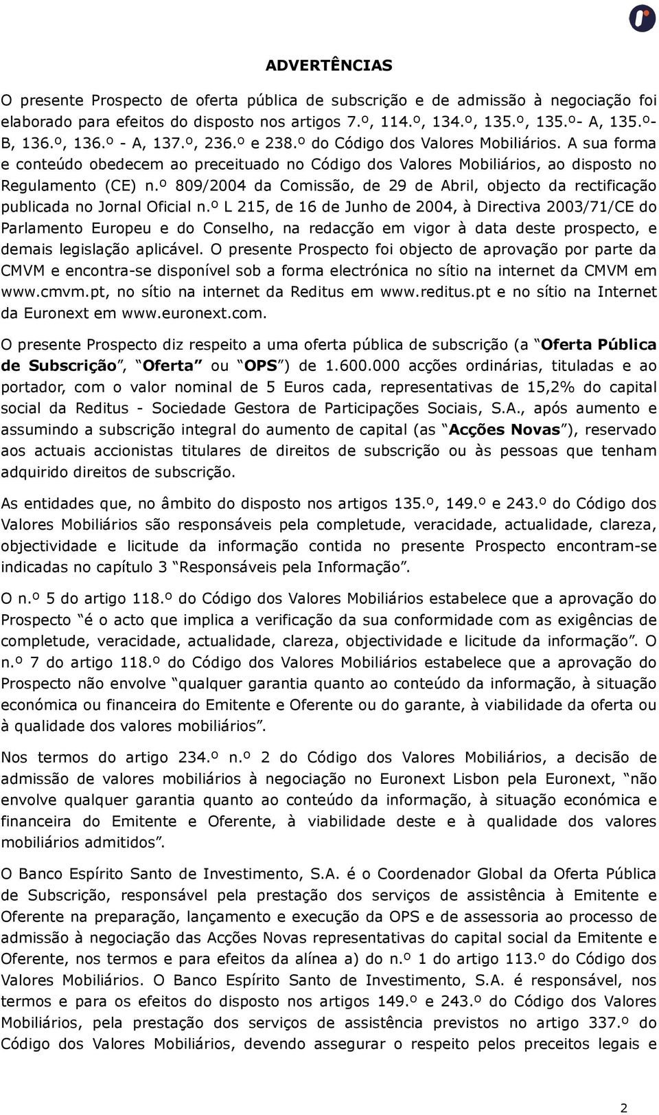 º 809/2004 da Comissão, de 29 de Abril, objecto da rectificação publicada no Jornal Oficial n.