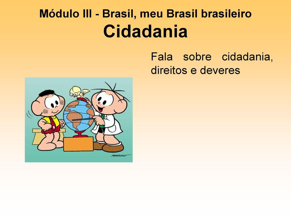 Cidadania Fala sobre