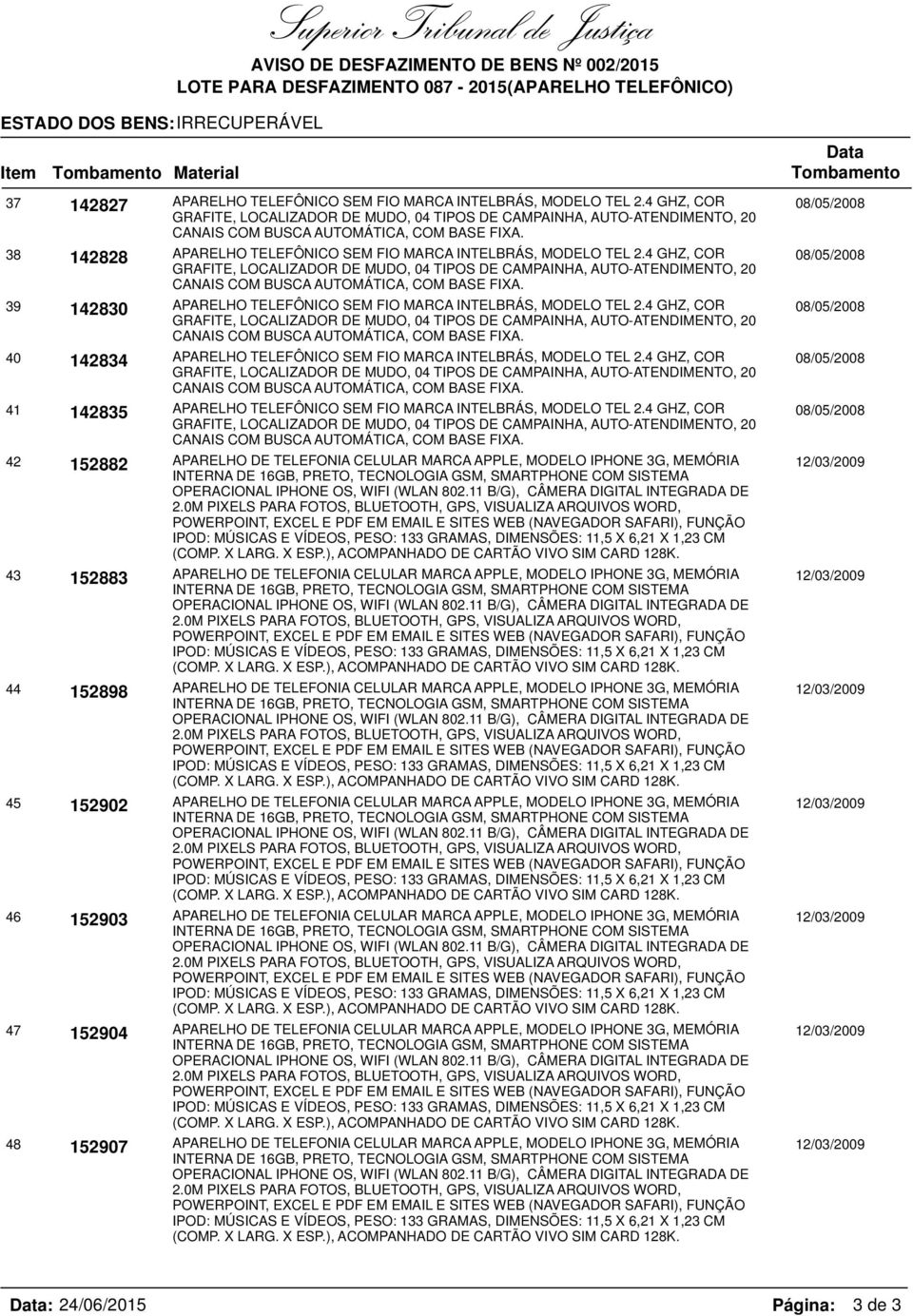 4 GHZ, COR GRAFITE, LOCALIZADOR DE MUDO, 04 TIPOS DE CAMPAINHA, AUTO-ATENDIMENTO, 20 CANAIS COM BUSCA AUTOMÁTICA, COM BASE FIXA. 39 142830 APARELHO TELEFÔNICO SEM FIO MARCA INTELBRÁS, MODELO TEL 2.