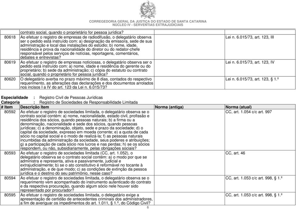 estúdio; b) nome, idade, residência e prova da nacionalidade do diretor ou do redator-chefe responsável pelos serviços de notícias, reportagens, comentários, debates e entrevistas?