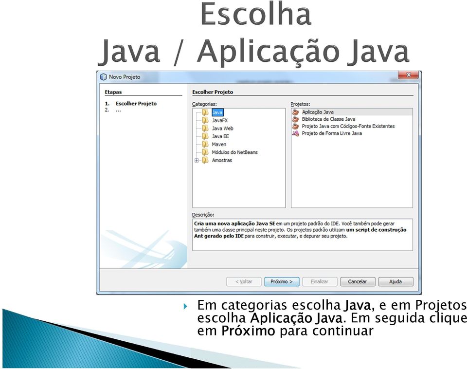 Aplicação Java.
