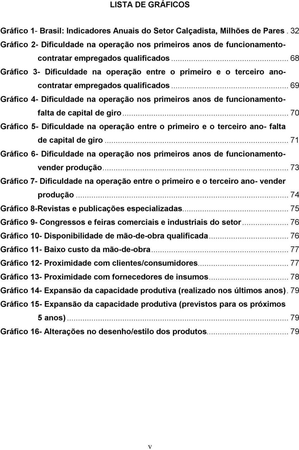 .. 68 Gráfico 3- Dificuldade na operação entre o primeiro e o terceiro anocontratar empregados qualificados.