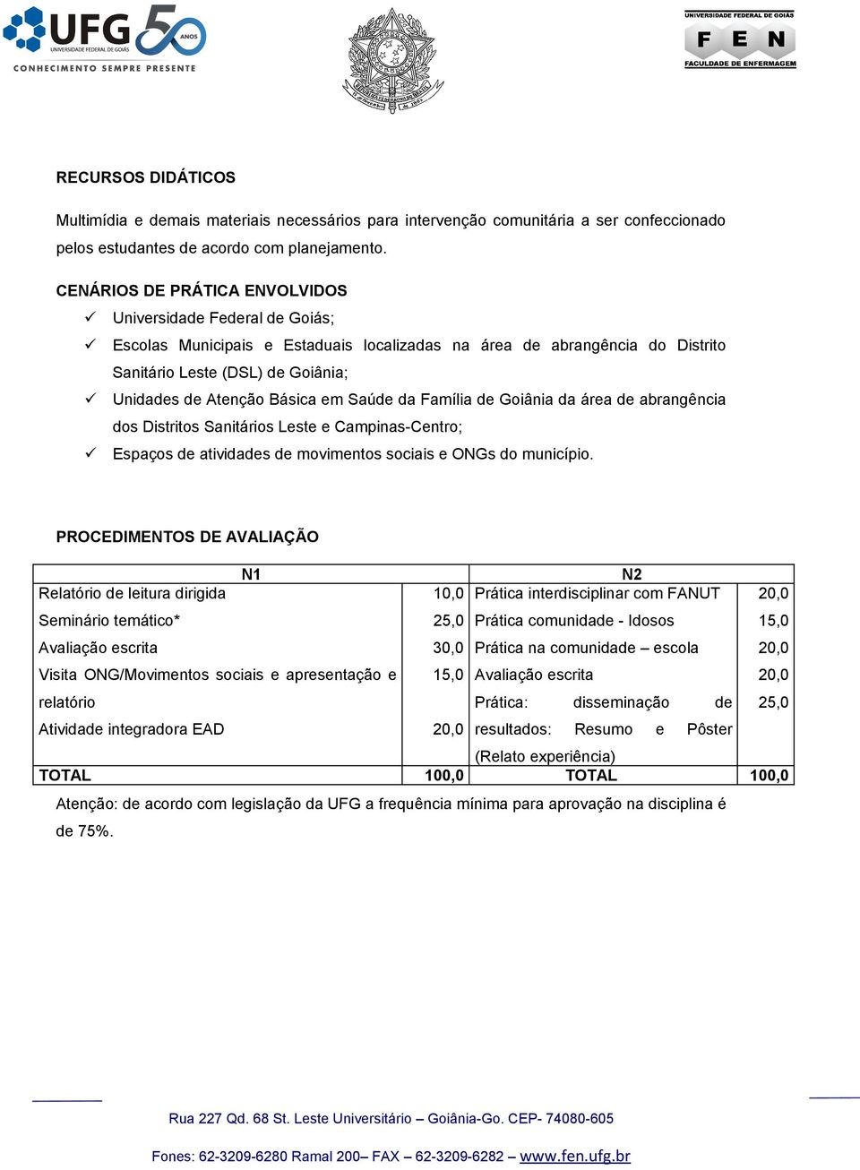 Básica em Saúde da Família de Goiânia da área de abrangência dos Distritos Sanitários Leste e Campinas-Centro; Espaços de atividades de movimentos sociais e ONGs do município.