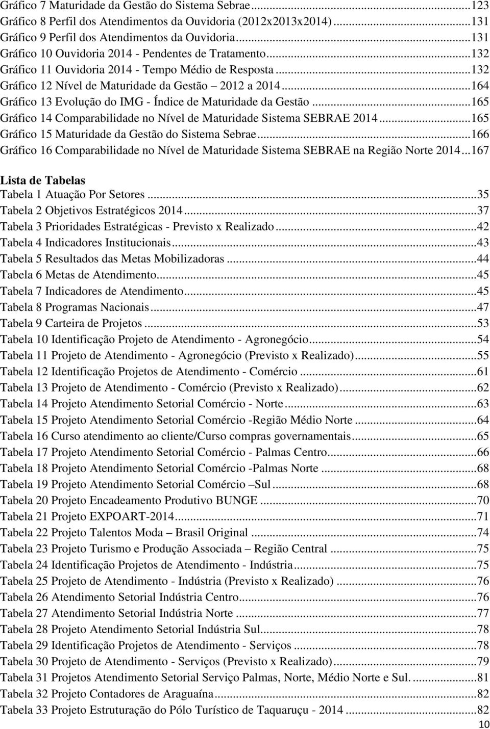 .. 164 Gráfico 13 Evolução do IMG - Índice de Maturidade da Gestão... 165 Gráfico 14 Comparabilidade no Nível de Maturidade Sistema SEBRAE 2014... 165 Gráfico 15 Maturidade da Gestão do Sistema Sebrae.