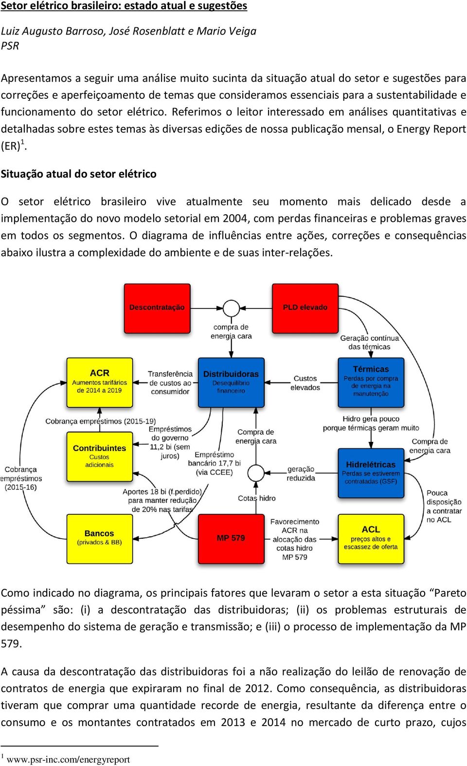 Referimos o leitor interessado em análises quantitativas e detalhadas sobre estes temas às diversas edições de nossa publicação mensal, o Energy Report (ER) 1.