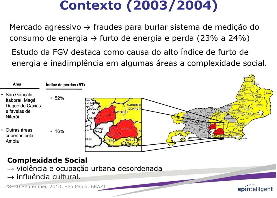 a complexidade social.