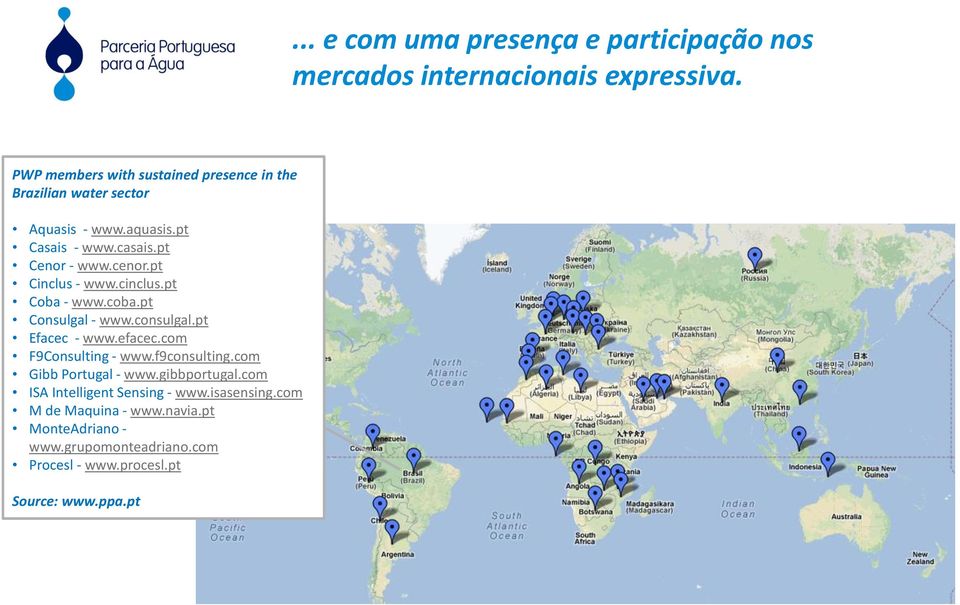 pt Cinclus - www.cinclus.pt Coba - www.coba.pt Consulgal - www.consulgal.pt Efacec - www.efacec.com F9Consulting - www.f9consulting.