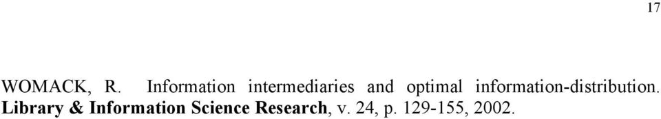 optimal information-distribution.