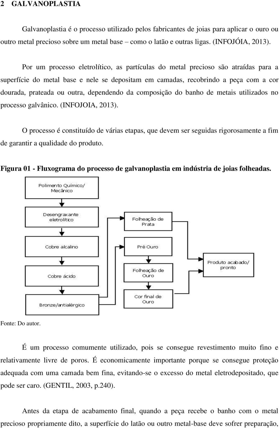 dependendo da composição do banho de metais utilizados no processo galvânico. (INFOJOIA, 2013).