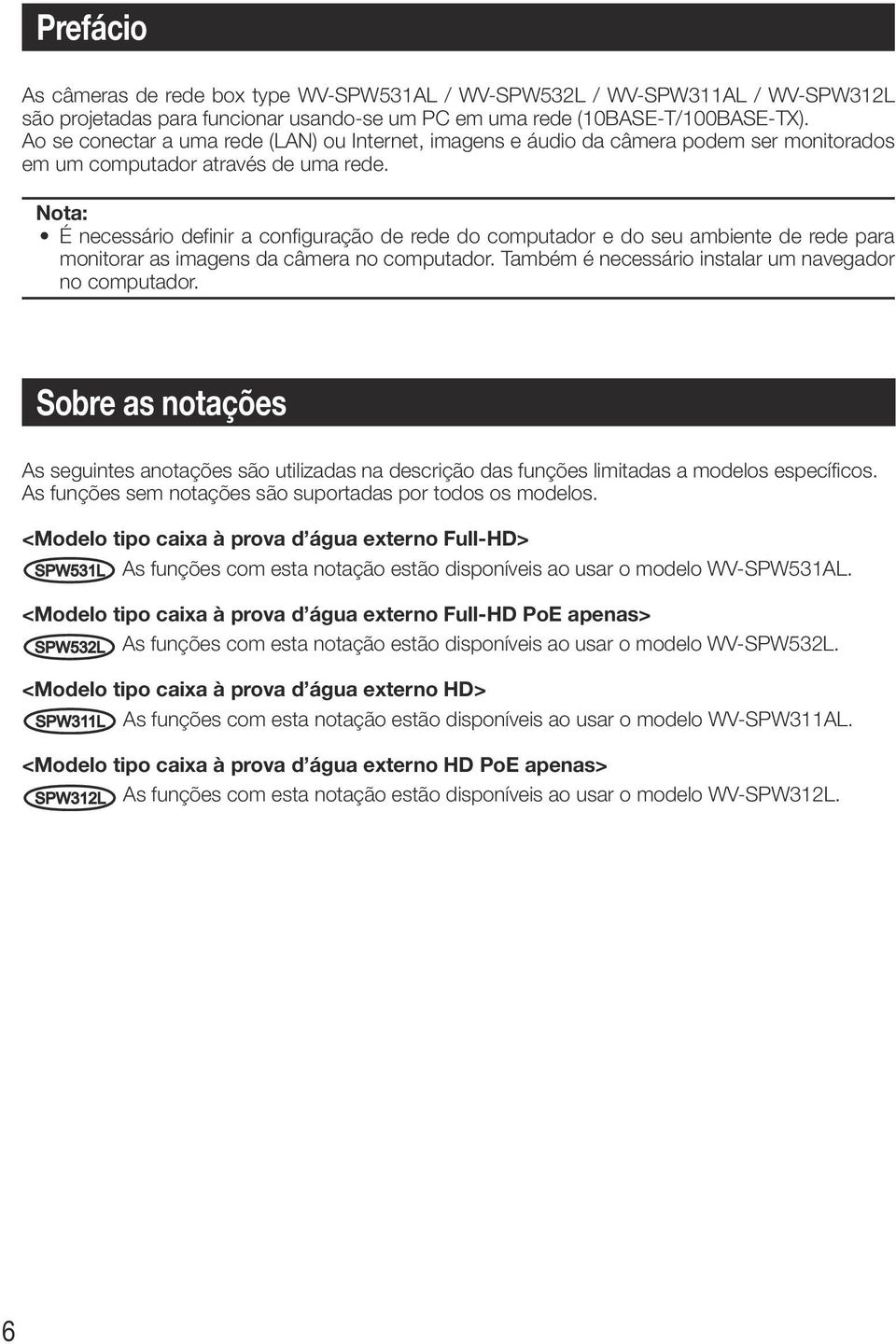 Nota: É necessário definir a configuração de rede do computador e do seu ambiente de rede para monitorar as imagens da câmera no computador. Também é necessário instalar um navegador no computador.