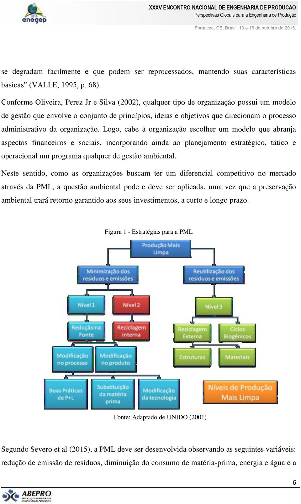 da organização.