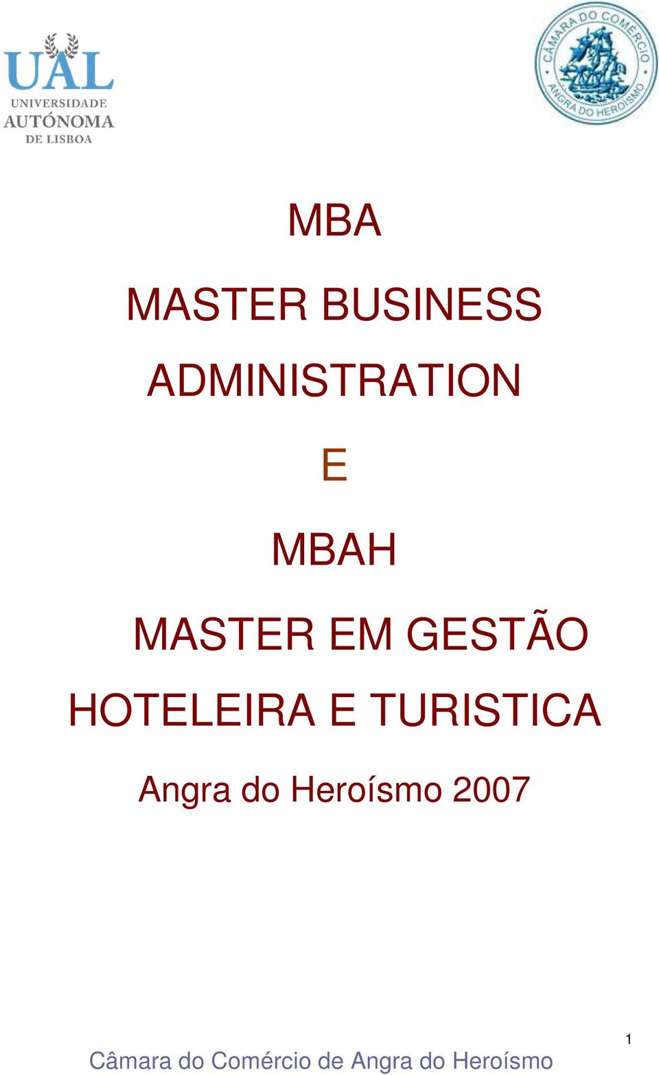 MASTER EM GESTÃO HOTELEIRA