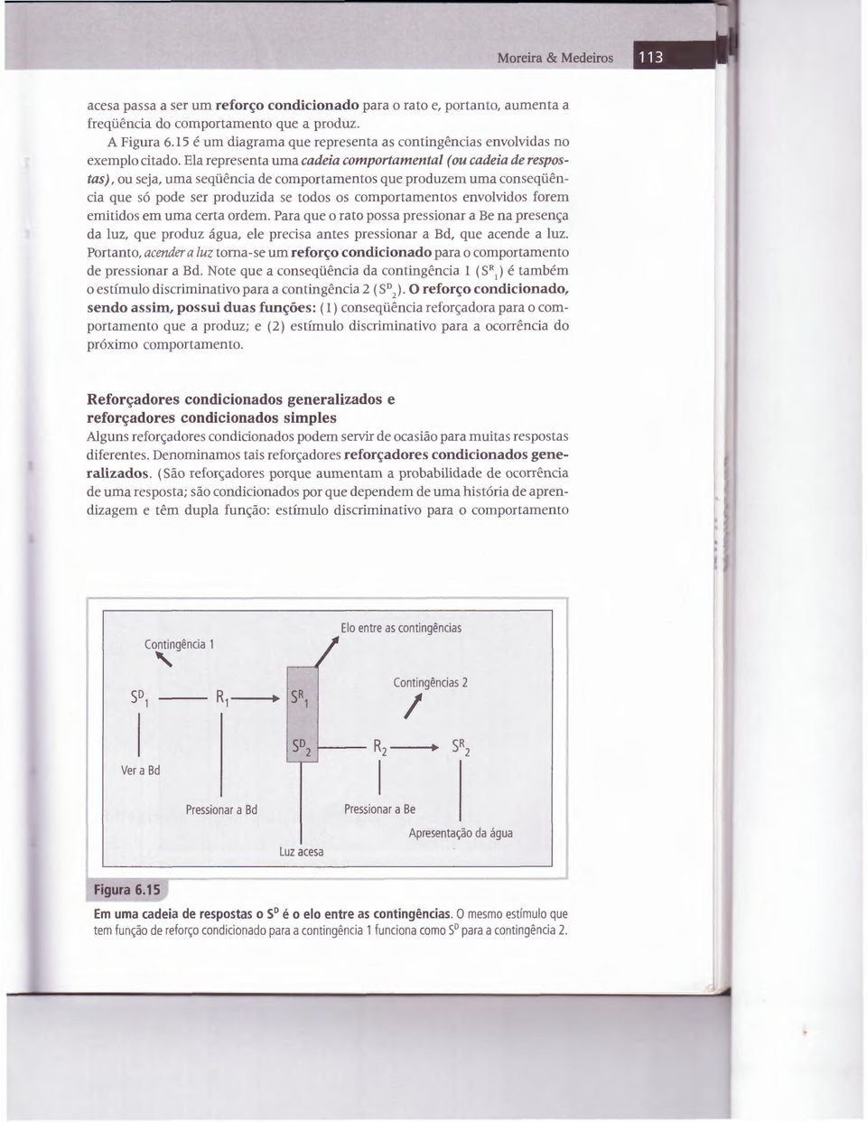 Ela representa uma cadeia comportamental ( ou cadeia de respostas), ou seja, uma sequencia de comportamentos que produzem uma conseqiiencia que s6 pode ser produzida se todos os comportamentos