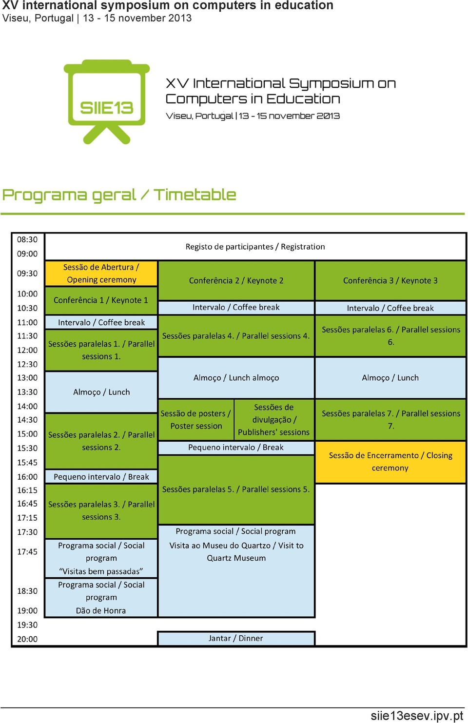 Timetable