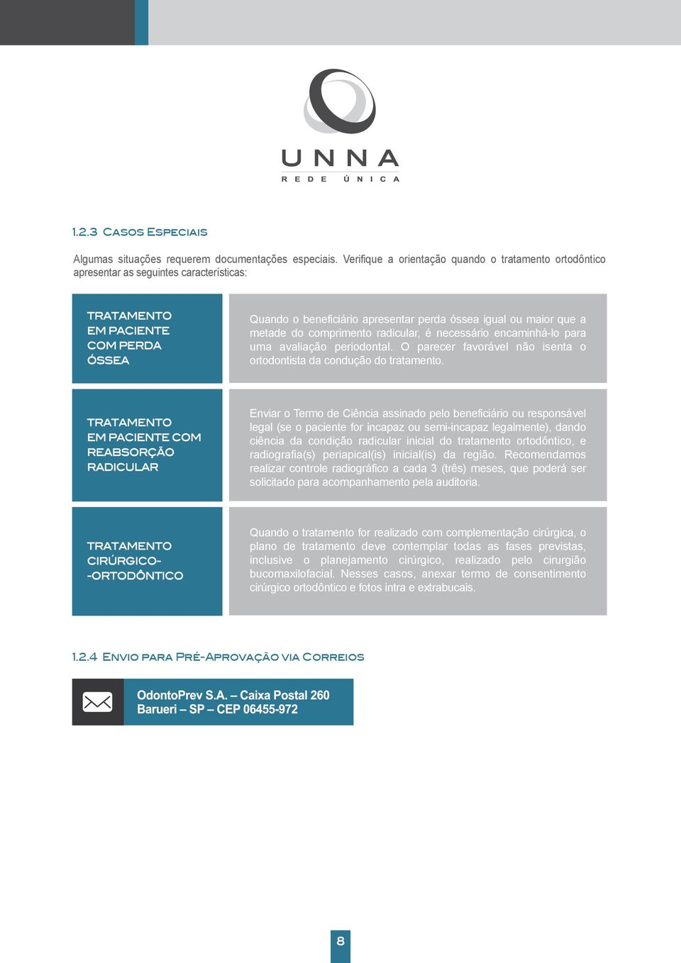 a metade do comprimento radicular, é necessário encaminhá-lo para uma avaliação periodontal. O parecer favorável não isenta o ortodontista da condução do tratamento.