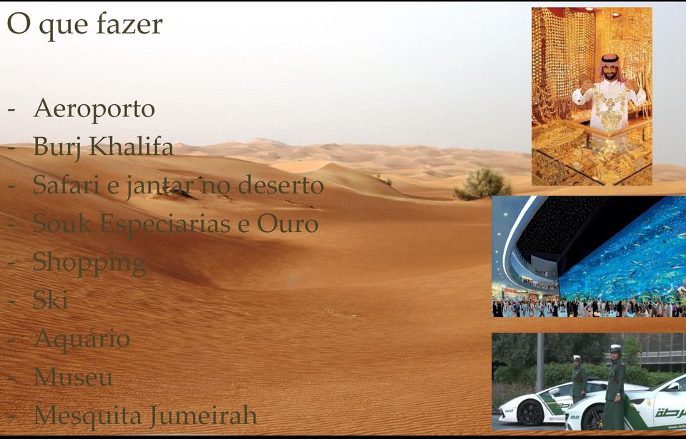 no deserto - Souk Especiarias e Ouro -