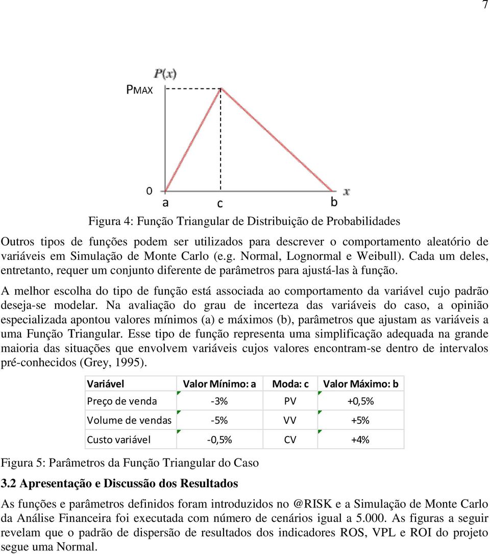 A melhor escolha do tipo de função está associada ao comportamento da variável cujo padrão deseja-se modelar.