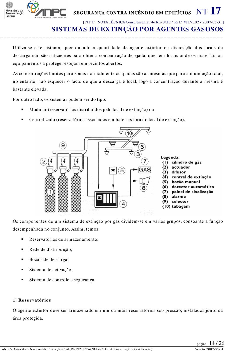 As concentrações limites para zonas normalmente ocupadas são as mesmas que para a inundação total; no entanto, não esquecer o facto de que a descarga é local, logo a concentração durante a mesma é