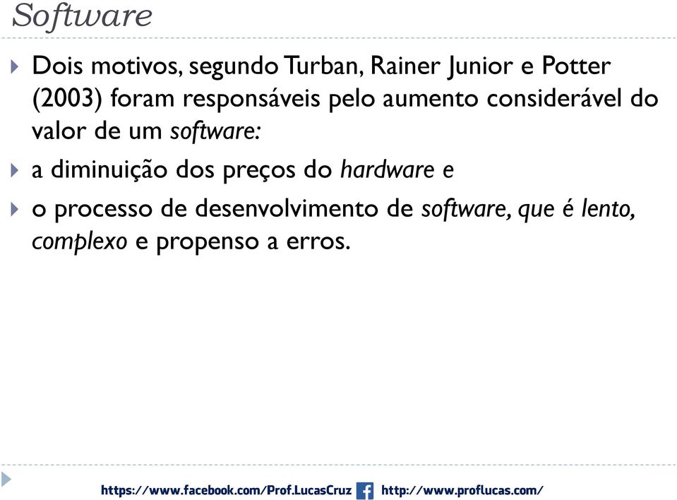 um software: a diminuição dos preços do hardware e o processo de