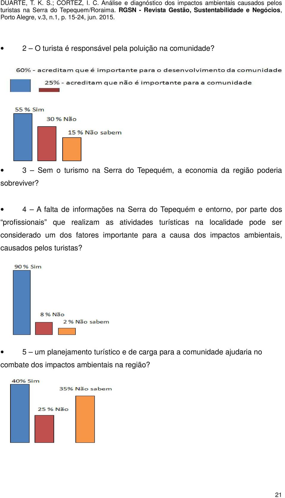 4 A falta de informações na Serra do Tepequém e entorno, por parte dos profissionais que realizam as atividades turísticas