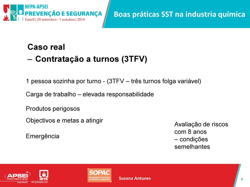 responsabilidade Produtos perigosos Objectivos e metas a atingir