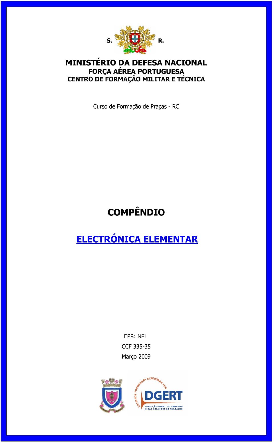 Curso de Formação de Praças - RC COMPÊNDIO