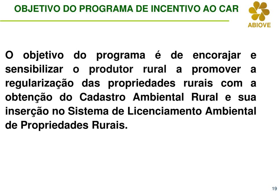 das propriedades rurais com a obtenção do Cadastro Ambiental Rural e