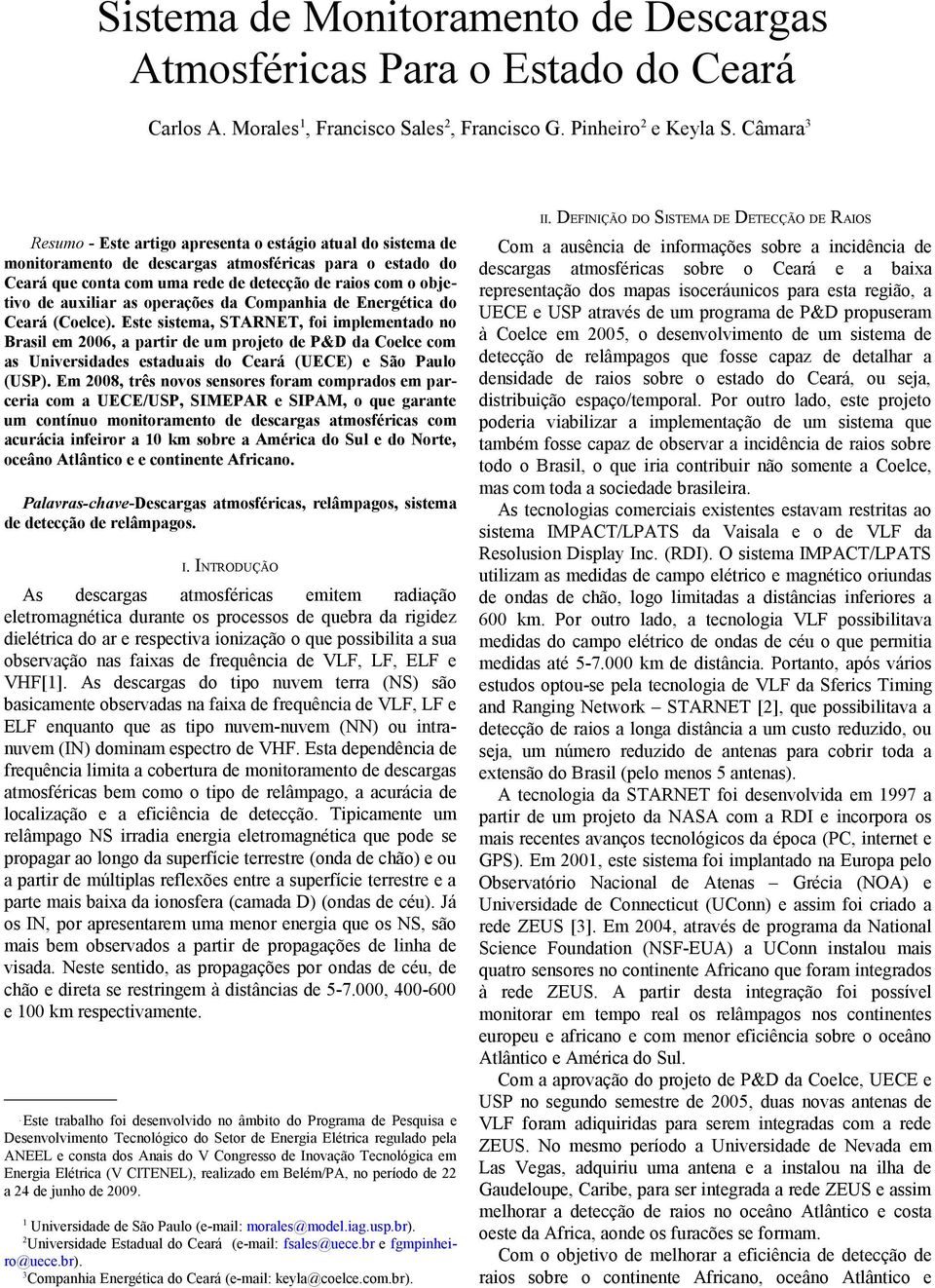 operações da Companhia de Energética do Ceará (Coelce).