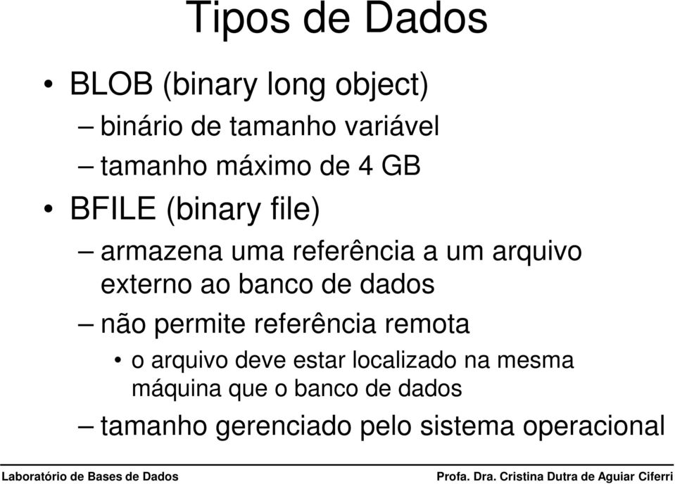 ao banco de dados não permite referência remota o arquivo deve estar localizado