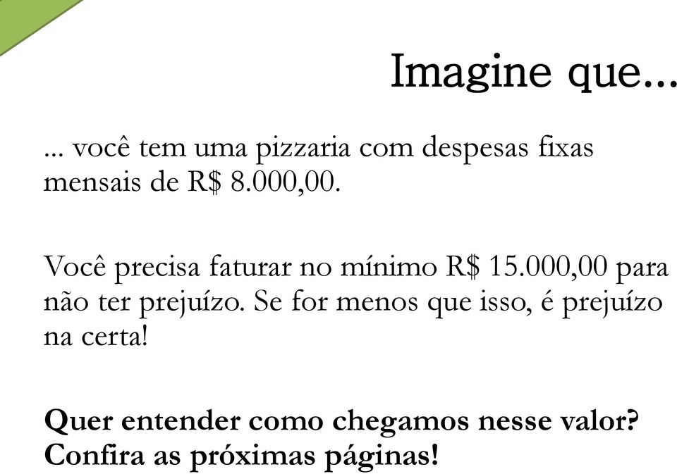 000,00. Você precisa faturar no mínimo R$ 15.