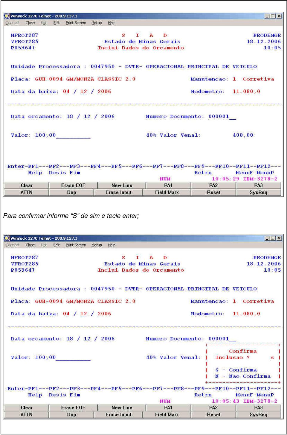 informe S