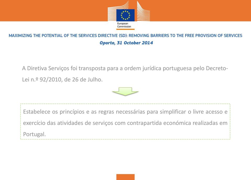 Estabelece os princípios e as regras necessárias para simplificar o