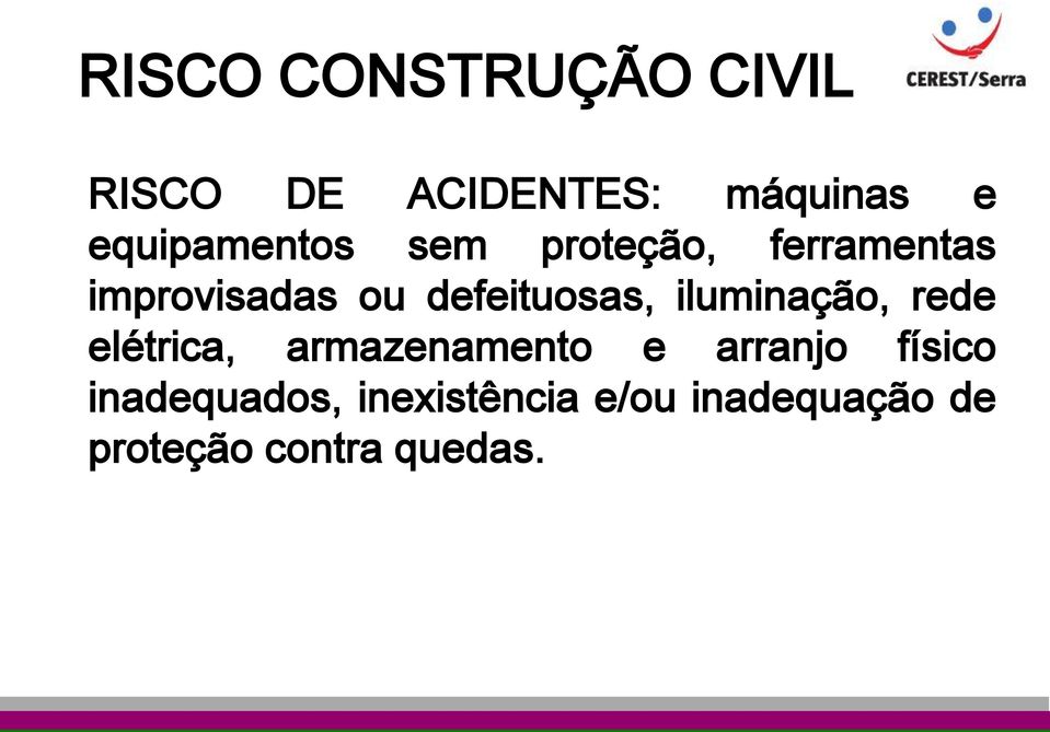 defeituosas, iluminação, rede elétrica, armazenamento e