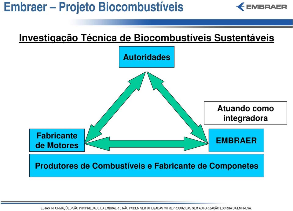 Atuando como integradora Fabricante de Motores