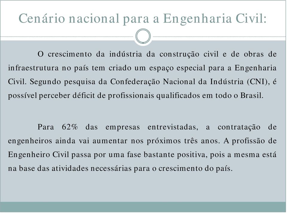 Segundo pesquisa da Confederação Nacional da Indústria (CNI), é possível perceber déficit de profissionais qualificados em todo o Brasil.