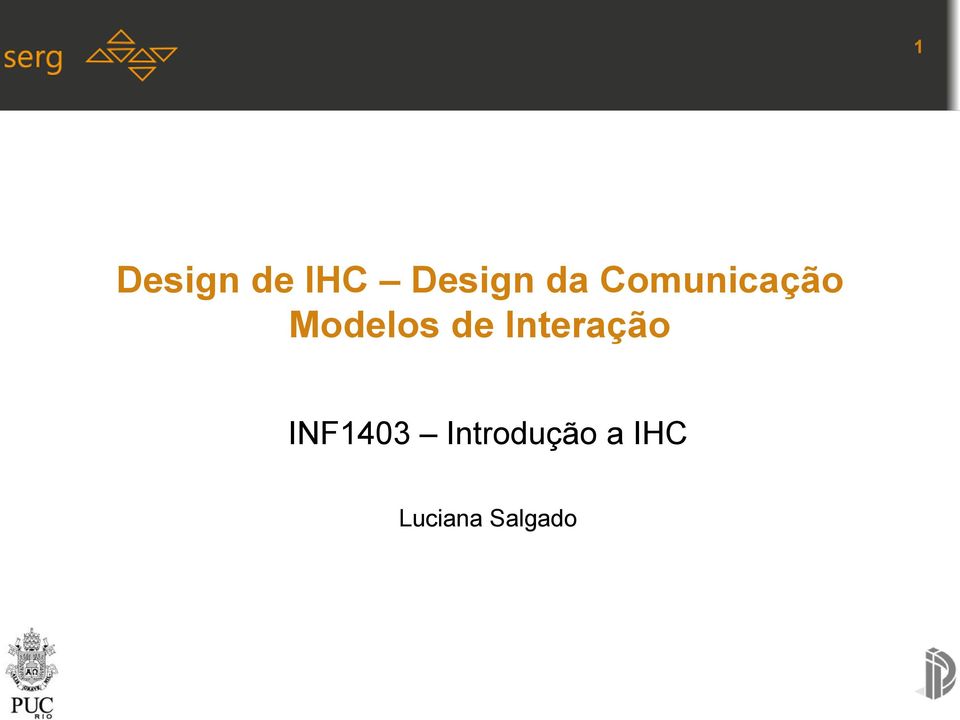 de Interação INF1403