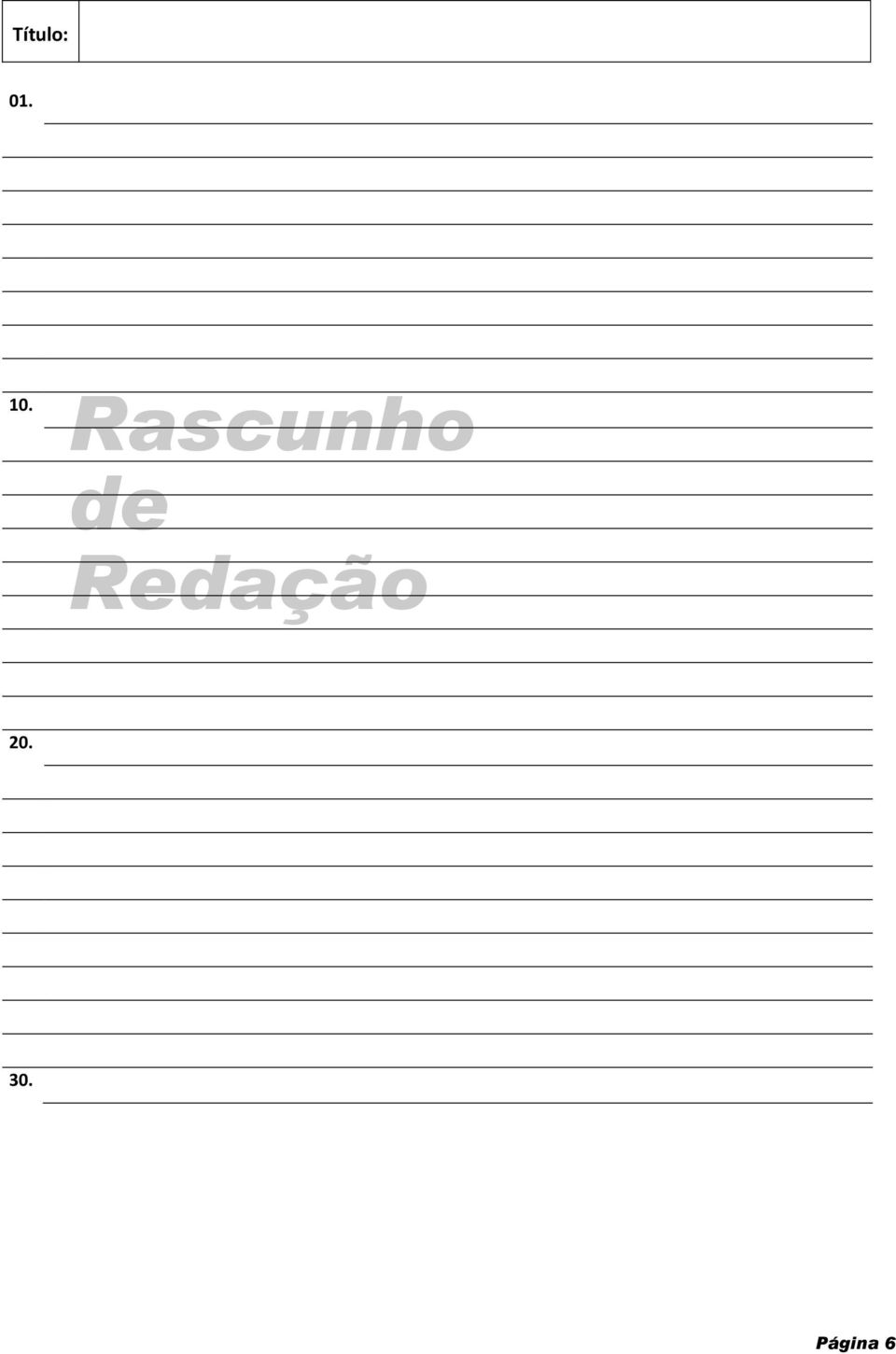 Rascunho de