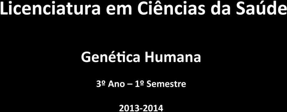 Gené4ca Humana 3º