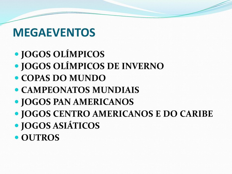 CAMPEONATOS MUNDIAIS JOGOS PAN AMERICANOS