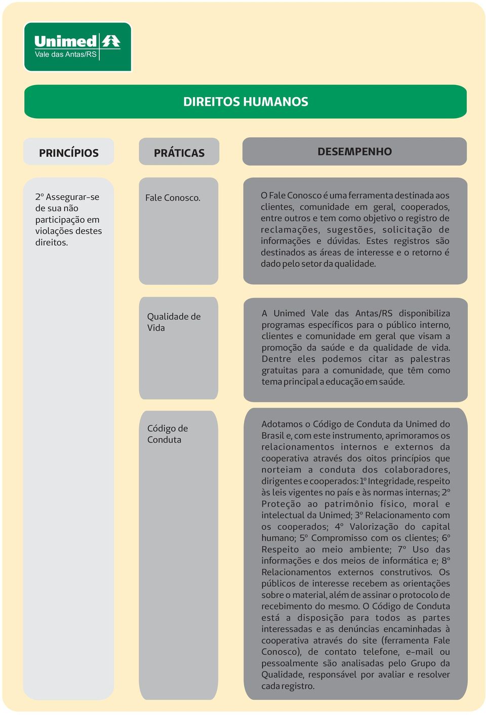 Estes registros são destinados as áreas de interesse e o retorno é dado pelo setor da qualidade.