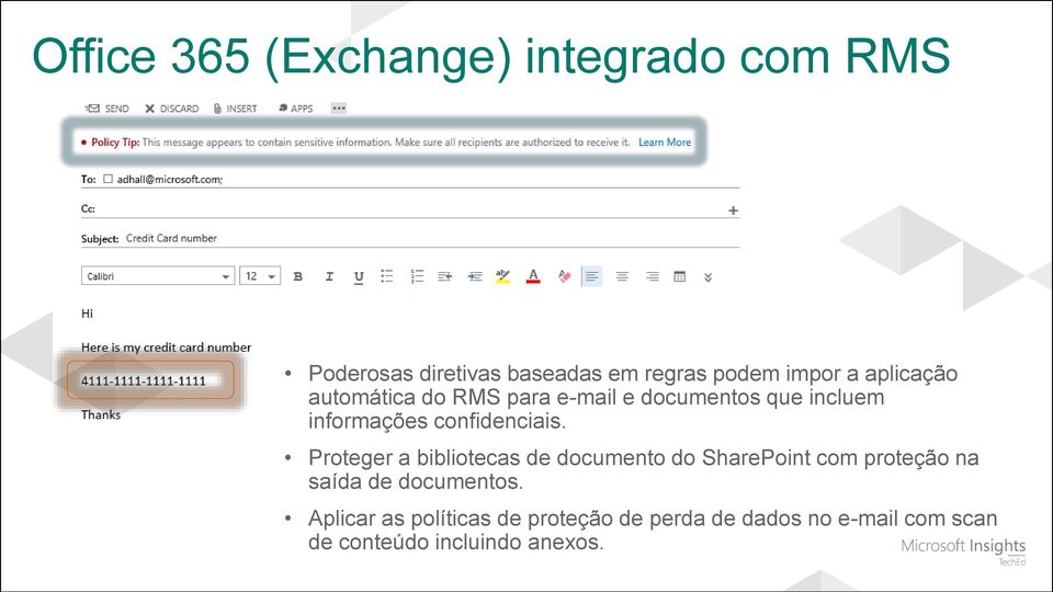 Proteger a bibliotecas de documento do SharePoint com proteção na saída de documentos.