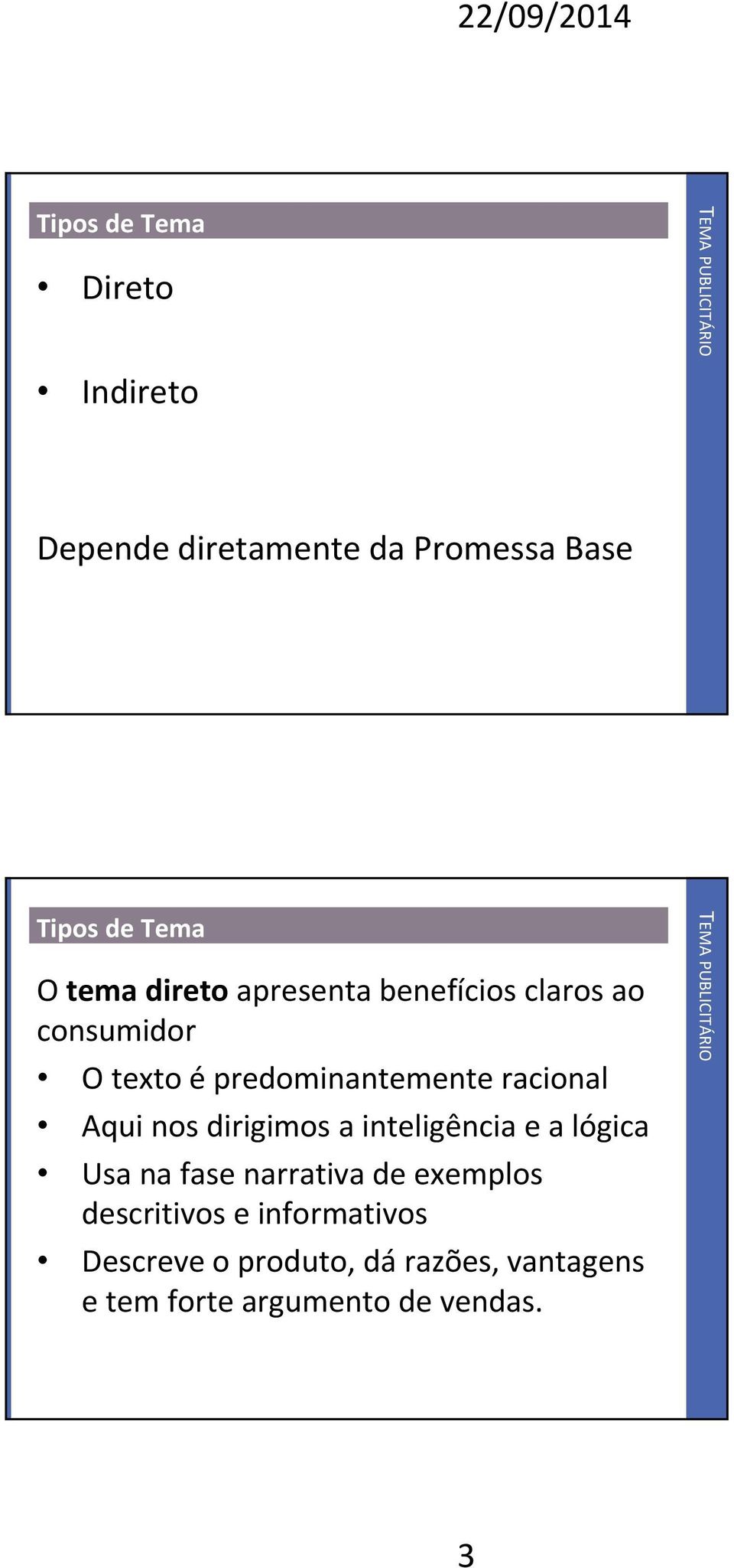 Aqui nos dirigimos a inteligência e a lógica Usa na fase narrativa de exemplos descritivos e