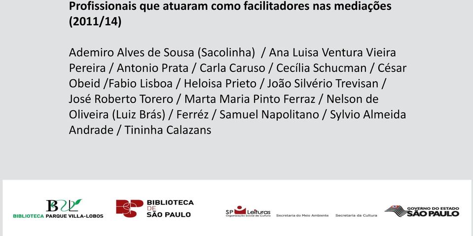 /Fabio Lisboa / Heloisa Prieto / João Silvério Trevisan / José Roberto Torero / Marta Maria Pinto