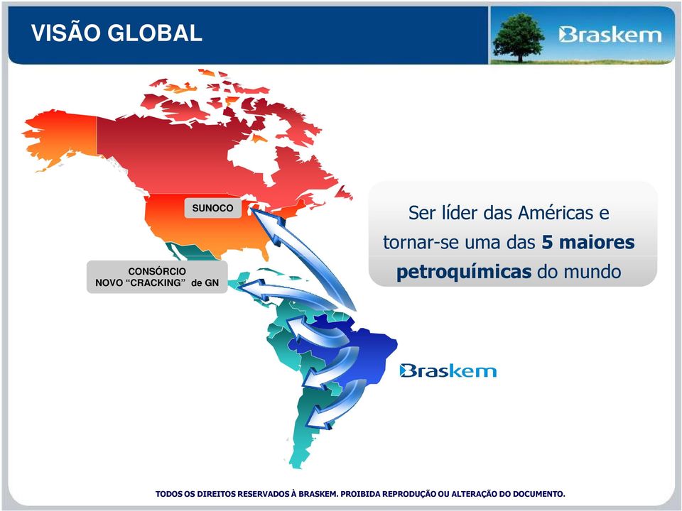 das Américas e tornar-se uma