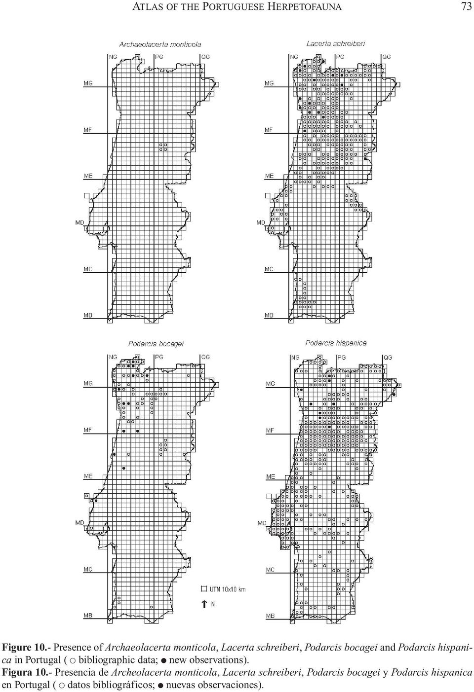 hispanica in Portugal ( bibliographic data; new observations). Figura 10.