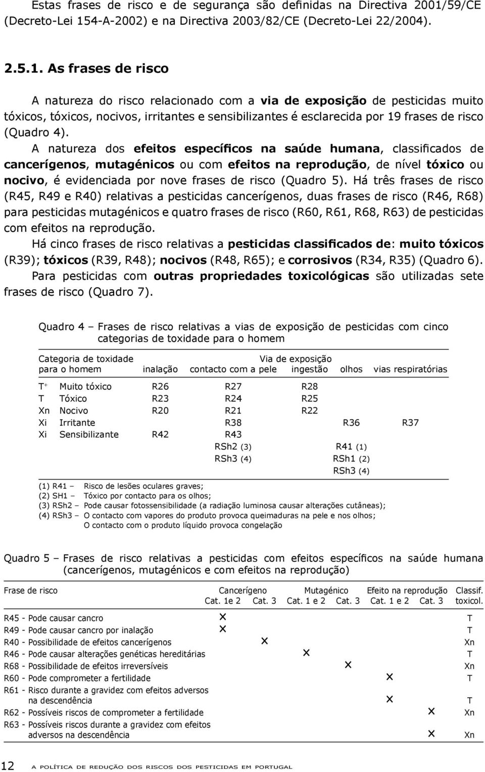 4-A-2002) e na Directiva 2003/82/CE (Decreto-Lei 22/2004). 2.5.1.