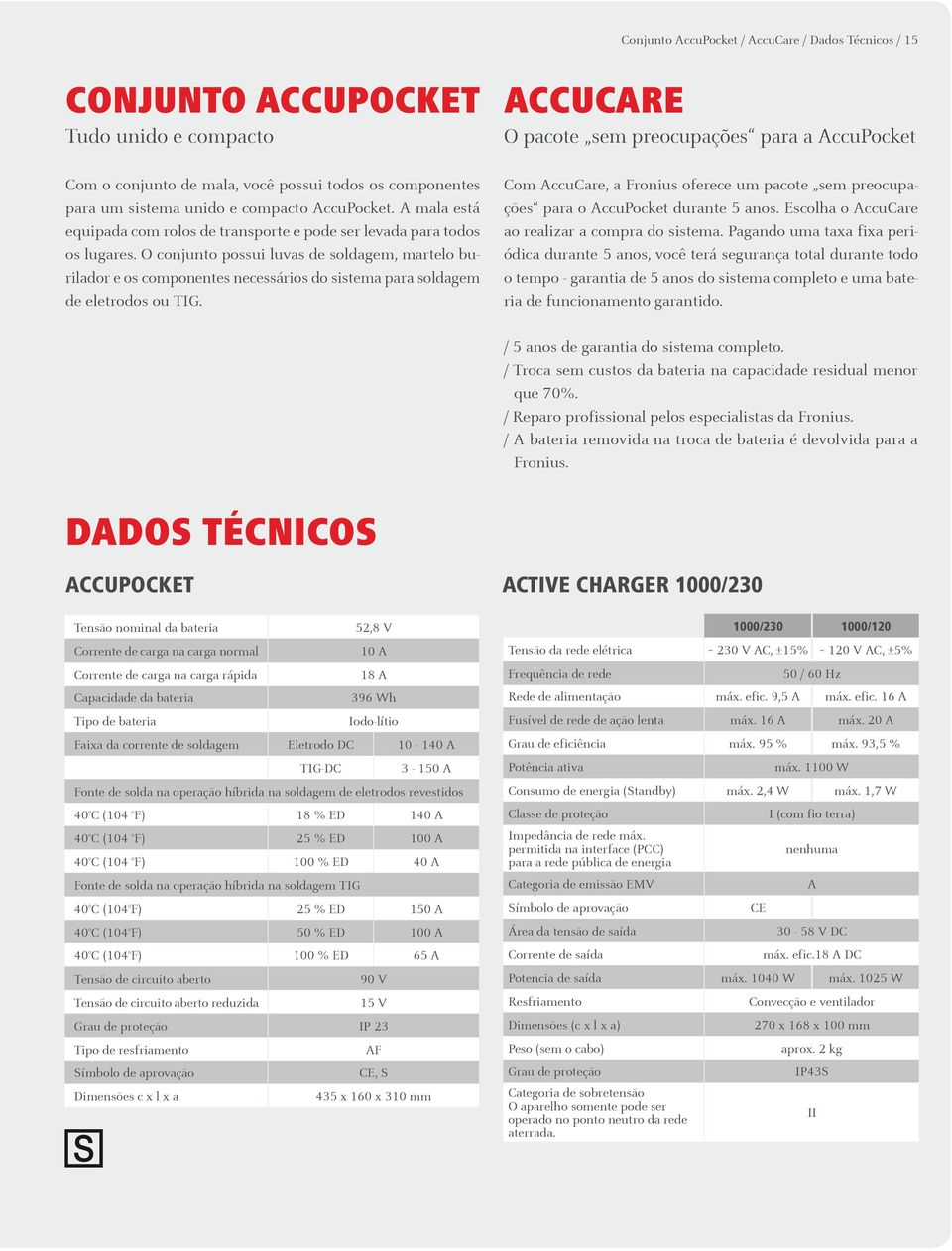 O conjunto possui luvas de soldagem, martelo burilador e os componentes necessários do sistema para soldagem de eletrodos ou TIG.